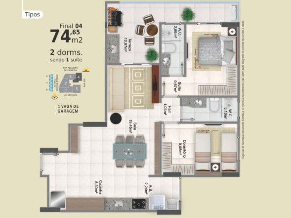 Porto Marina Final 5 - 73,92 m2